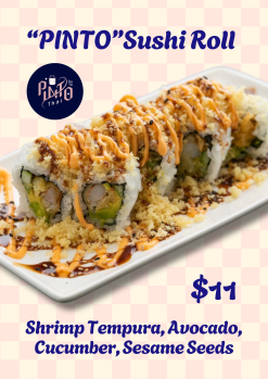 PINTO Sushi Roll A4