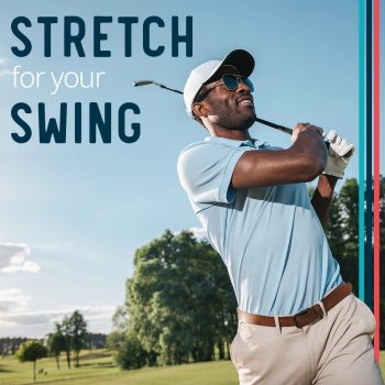 Stretch For Your Swing Social Post 1