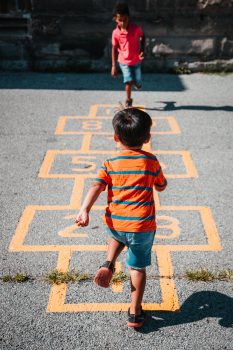 Hopscotch game